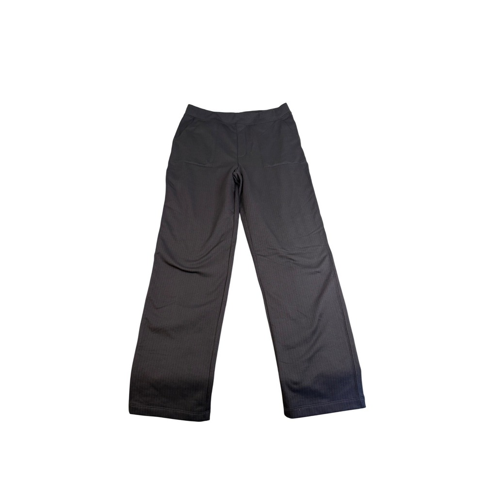 Mondetta Mens Dark Grey Herringbone Fleece Lined Straight Leg Pants Size M